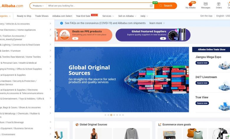 Cách mua hàng và tìm nguồn cung ứng từ Alibaba