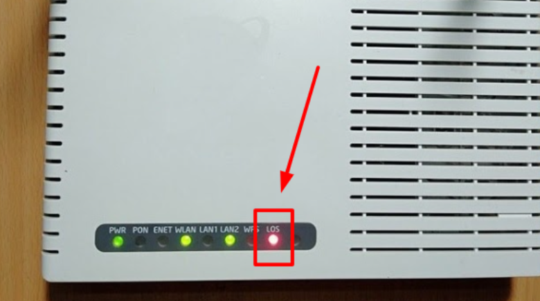 Khắc phục lỗi đèn đỏ PON, LOS trên modem đơn giản nhất